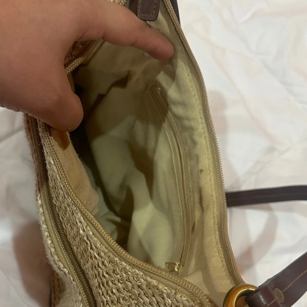 Elegant Tan and Brown Women's Bag